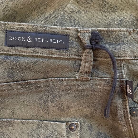 Rock & Republic Kashmiere Crop, NEW Ankle length Jeans, Ladies Size 16 Stretch - Picture 6 of 6